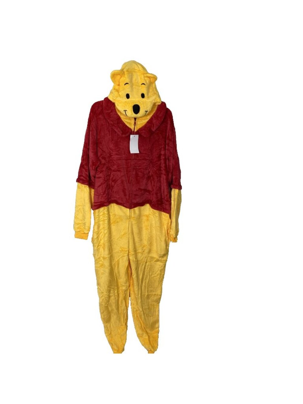 Winnie The Pooh Costume One Piece Pajama Coverall NEW w/Tags LARGE Unisex Adult